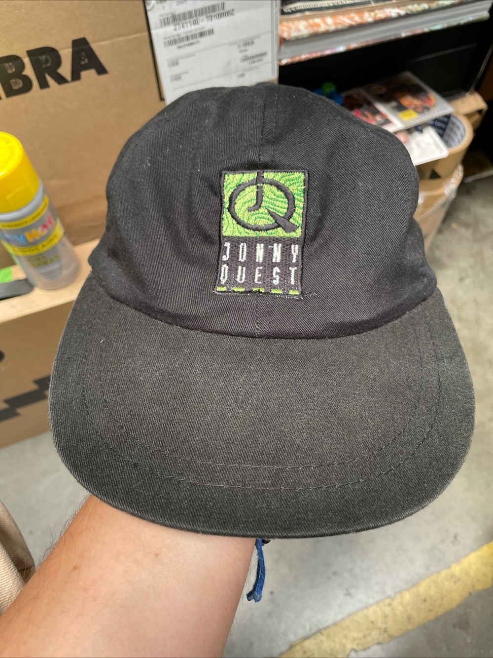 Vintage 90s Jonny Quest Cartoon Network Hanna Barbera Adjustable Hat Cap